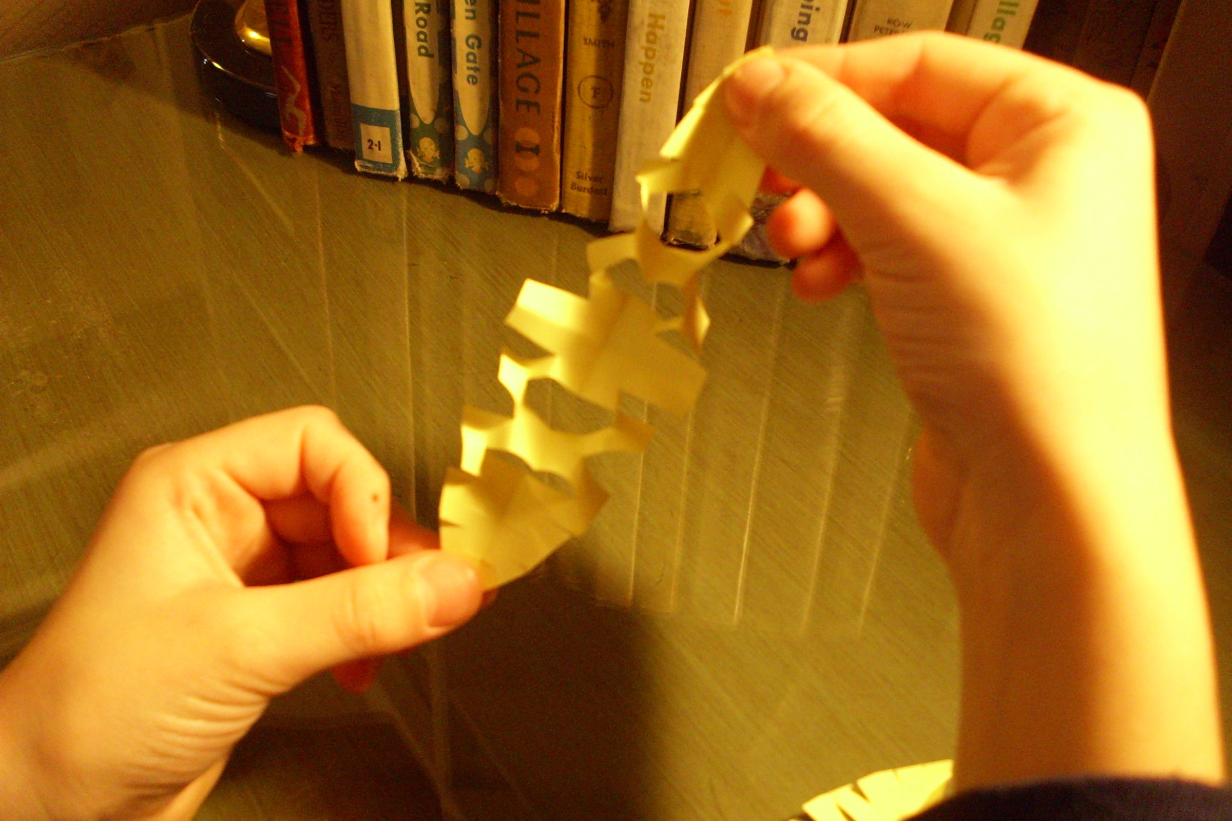 Cool Pull Apart Paper Leaves