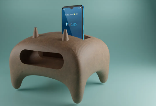 How to Design a Phone Speaker With Holder Using SelfCAD