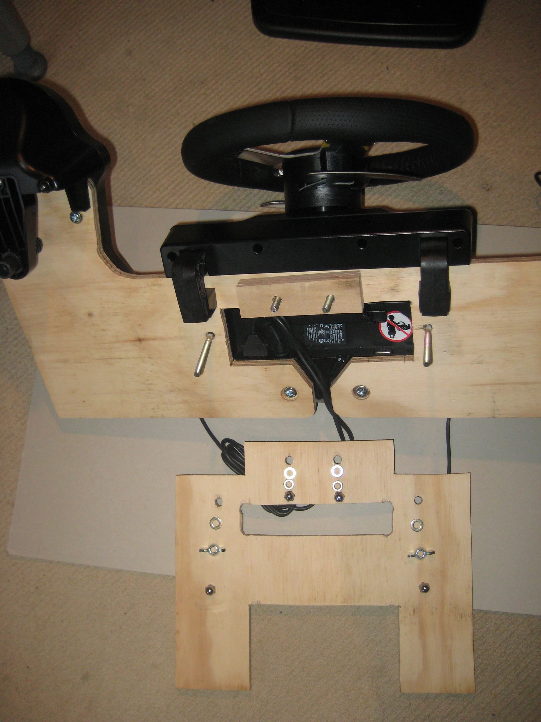 PC Steering Wheel Desk Mount 5 Steps Instructables