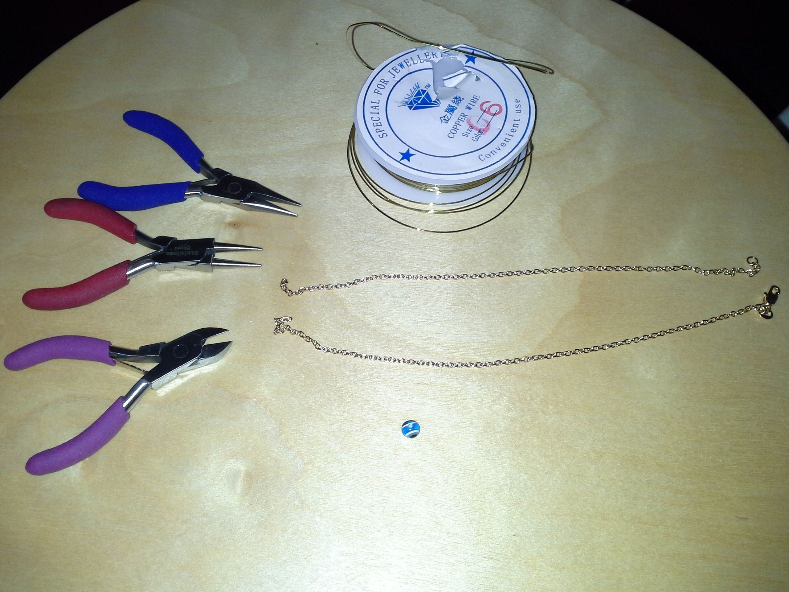 A Way to Reuse a Broken Necklace Chain 4 Steps Instructables