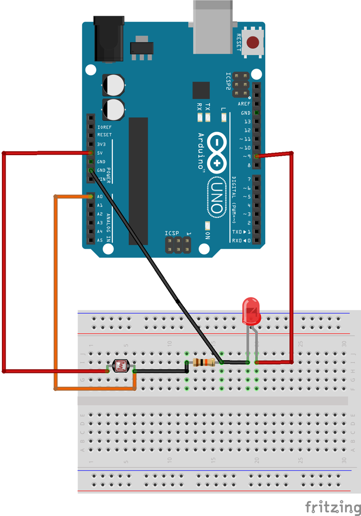 Automatic Lights Using LDR (Brightness Control) : 5 Steps (with ... Circuit Diagram