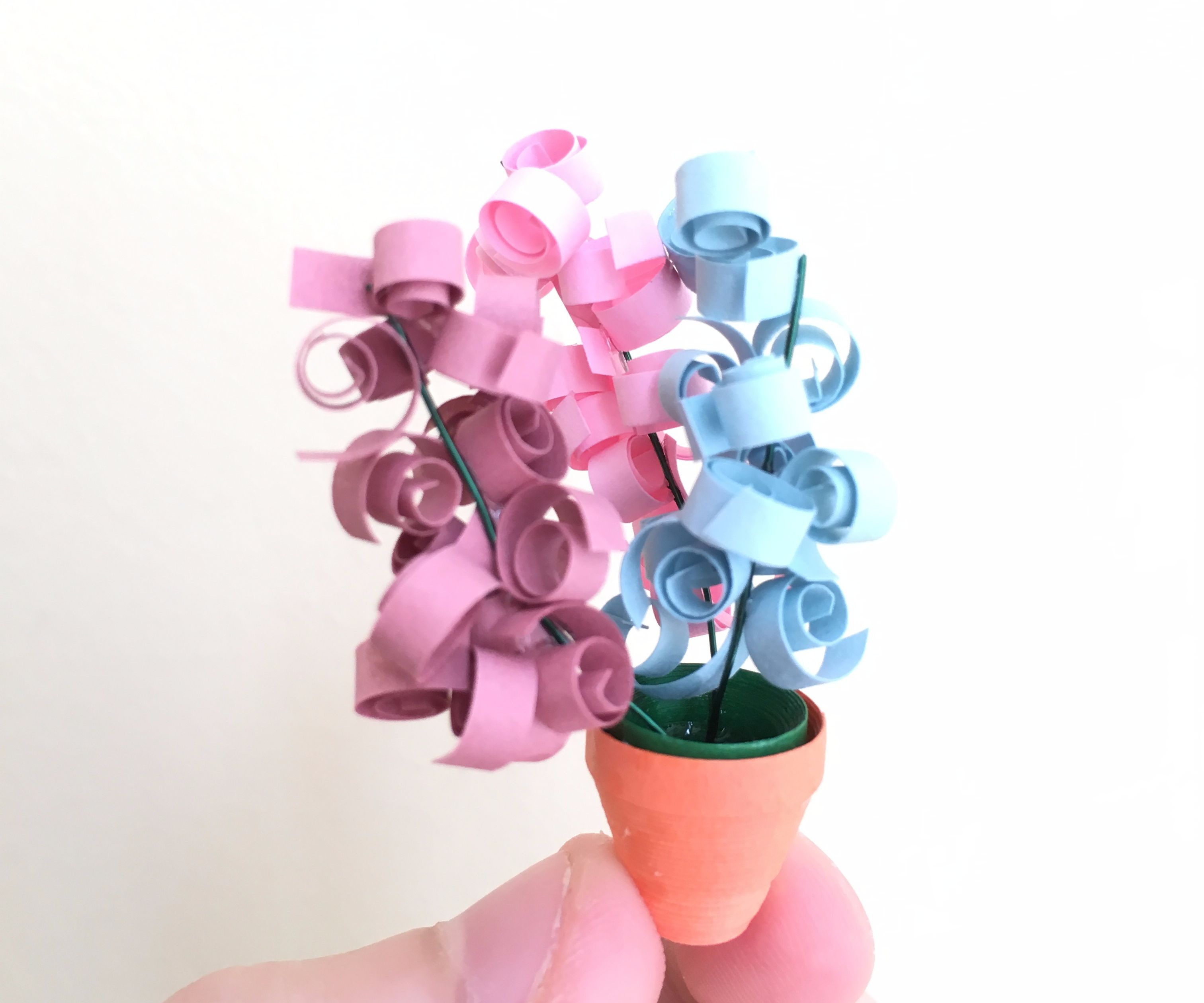Mini Quilled Hyacinths