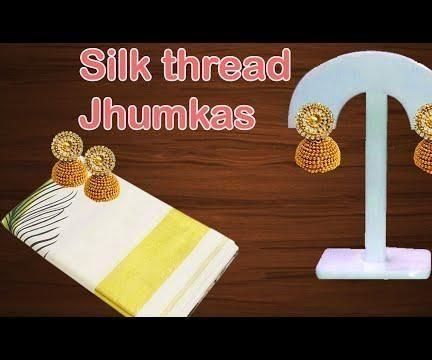Onam Special Silk Thread Jhumka