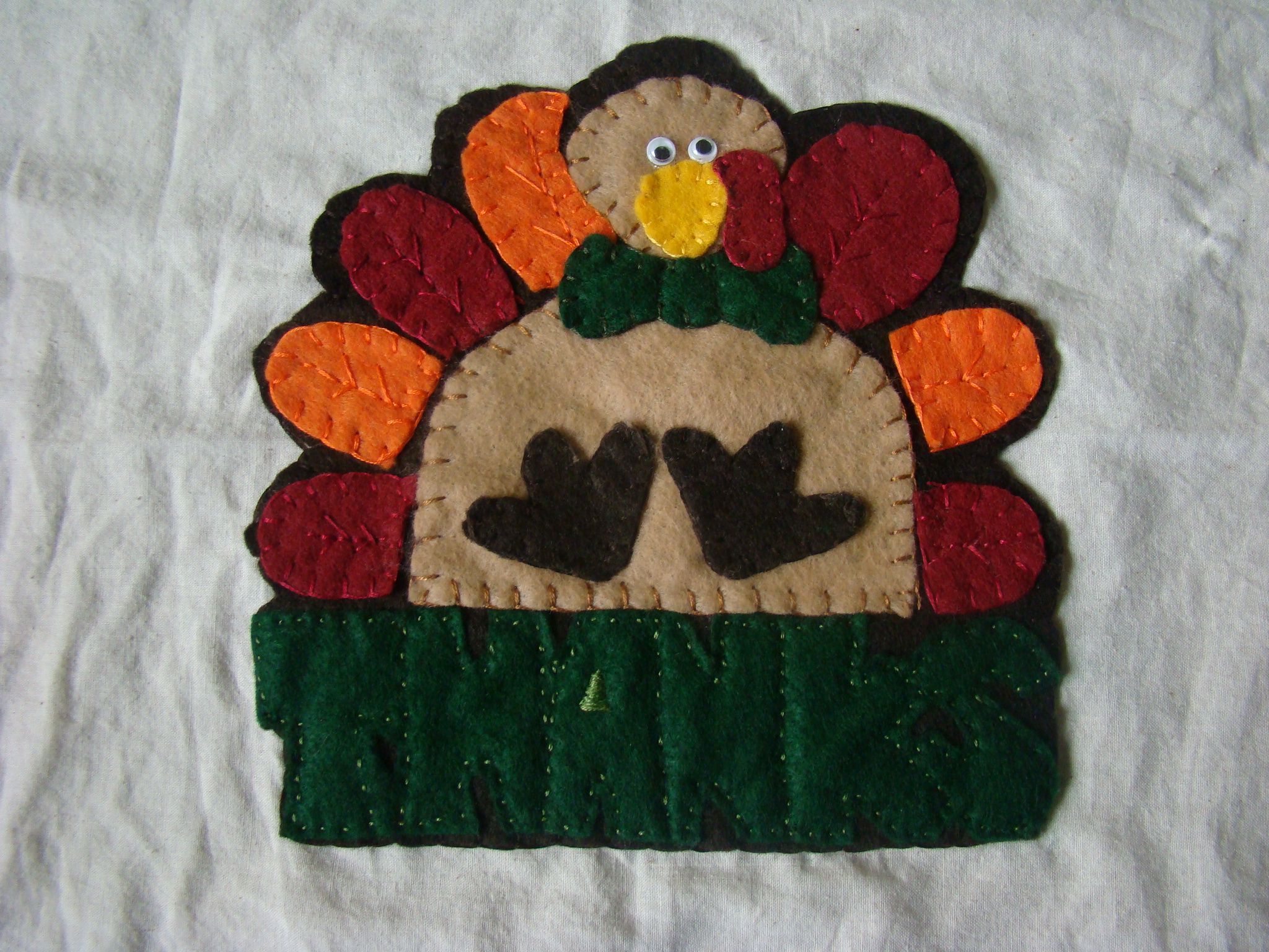 Felt Applique Turkey