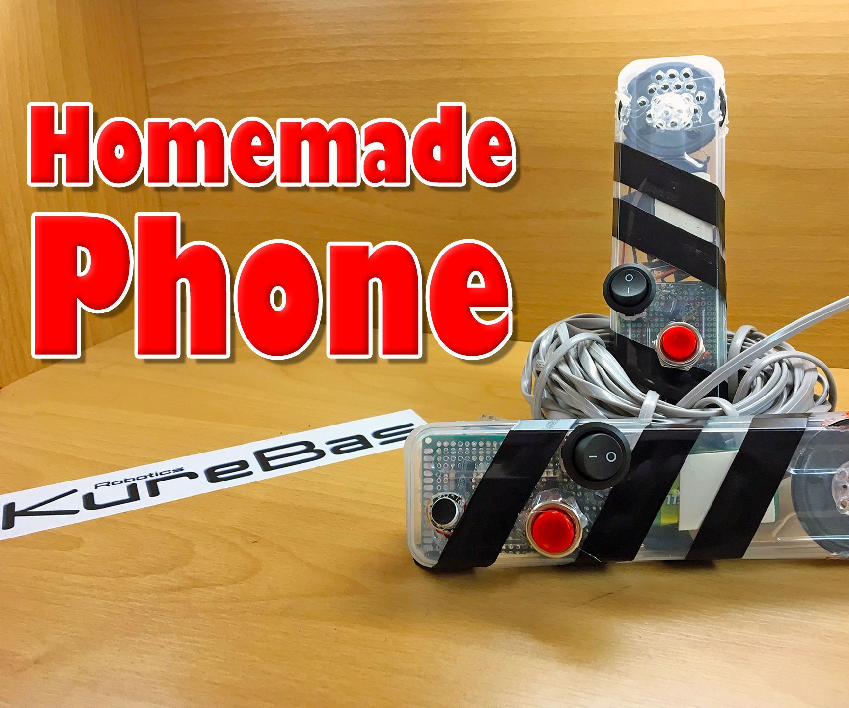 Homemade Phone with Simple Electronic Circuits