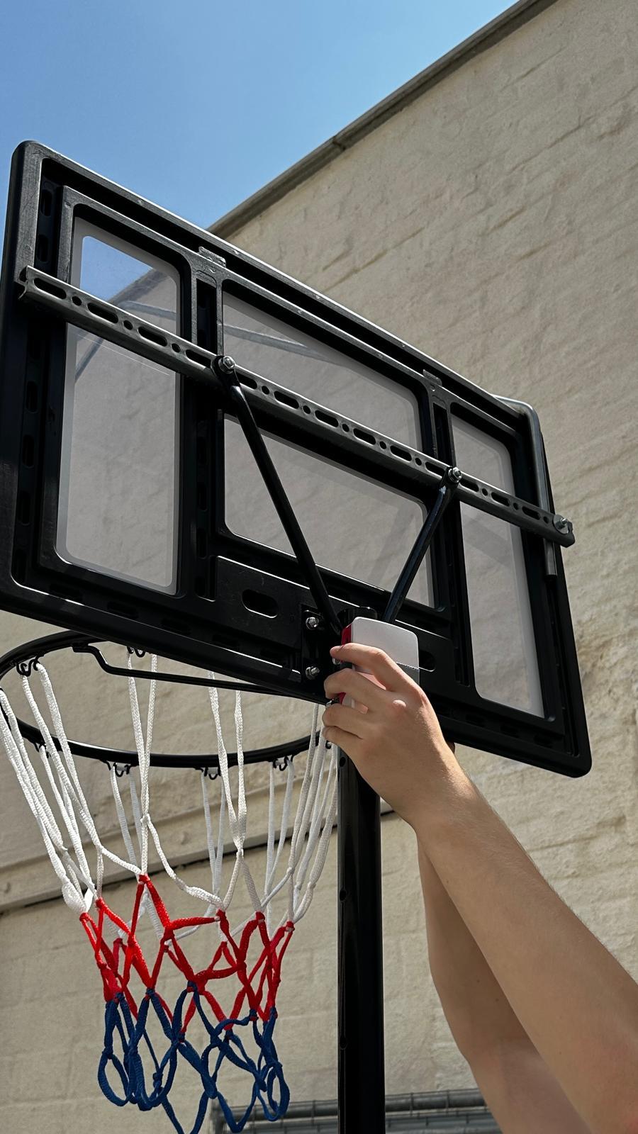 Installing Everything on the Basketball Hoop