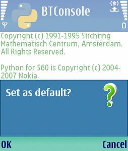 Open Python on the Phone