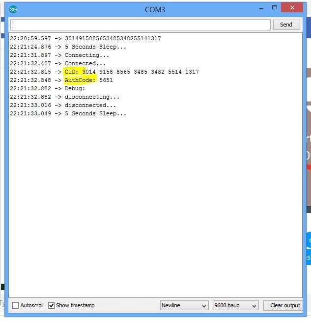 Capturing the CiD and Auth Code