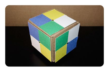 Cardboard Rubik's Cube
