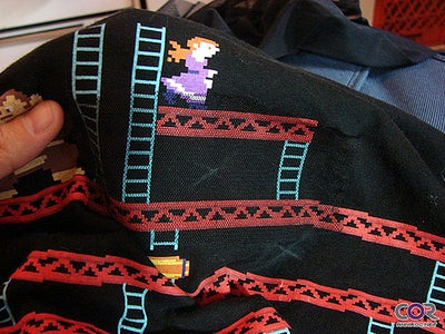 Sewing the Mesh Net Fabric On