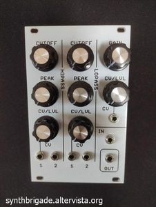 Voltage Controlled Resonant Filters and Amplifier