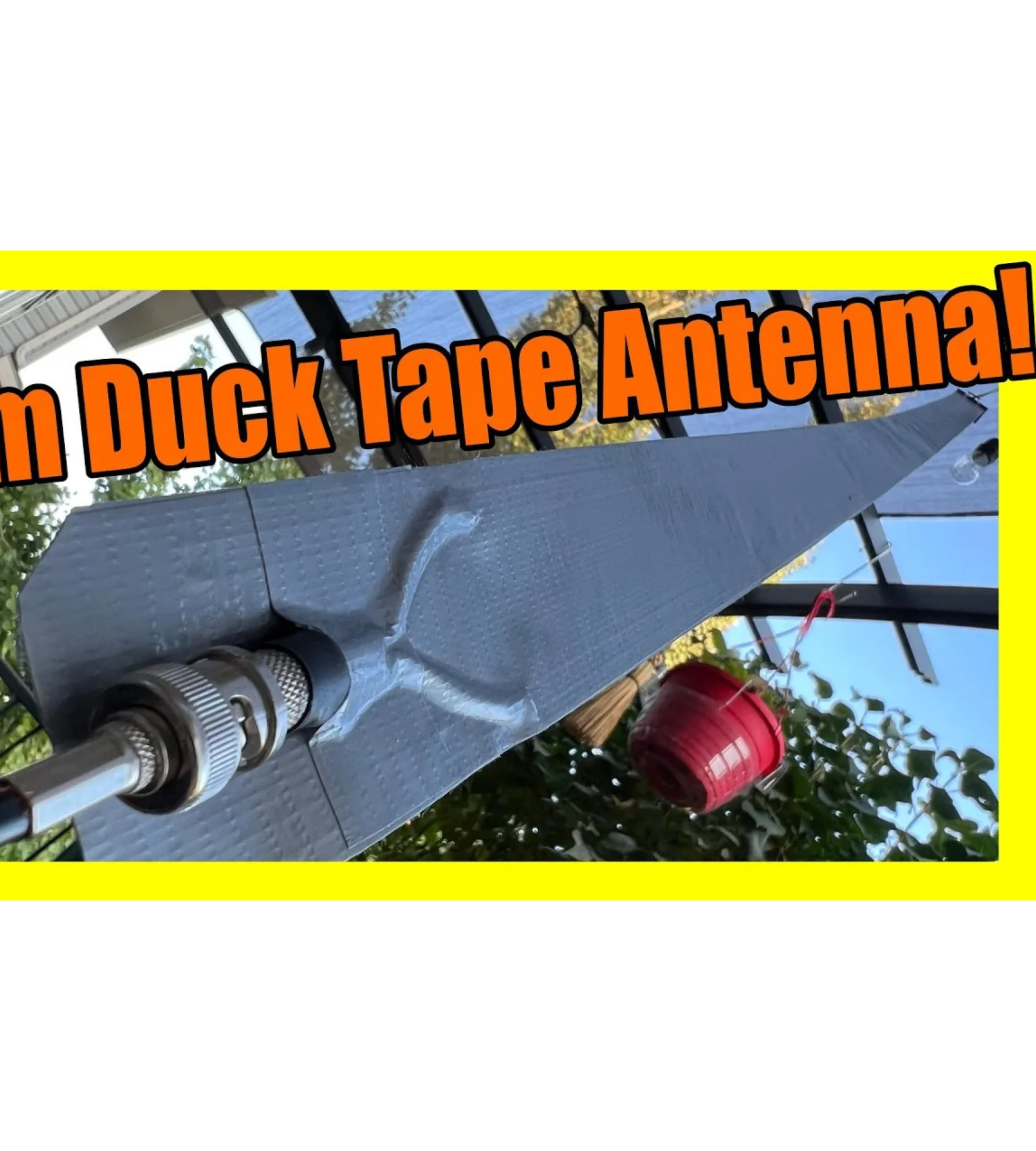 2 M Band Duck Tape Antenna