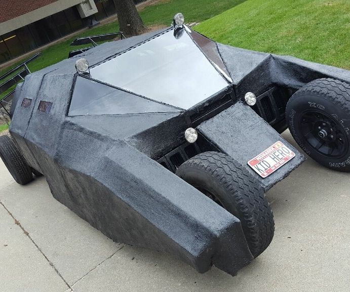 The MacGyver Bat Tumbler (Make a Crime Fighting Vehicle Out of Junk and Readily Available Items.)