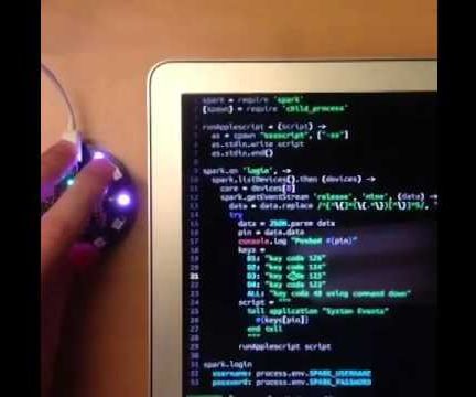 Controlling AppleScript from Spark.io with Node.js