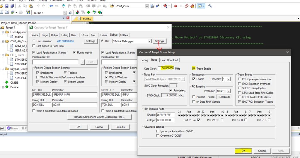 Configure ST-Link Debugger