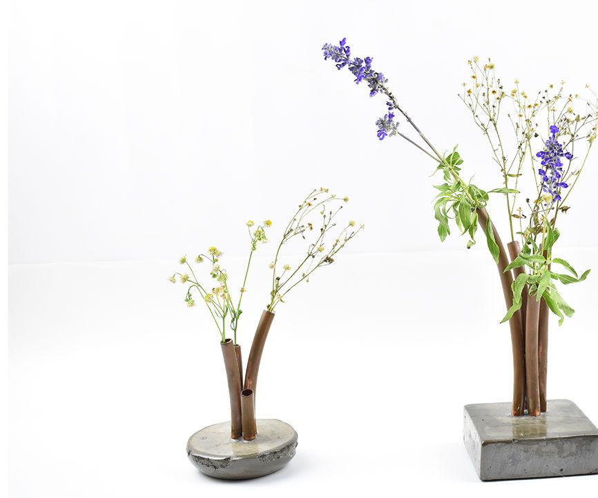 Make Amazing Vases With Cement and Copper Tubes