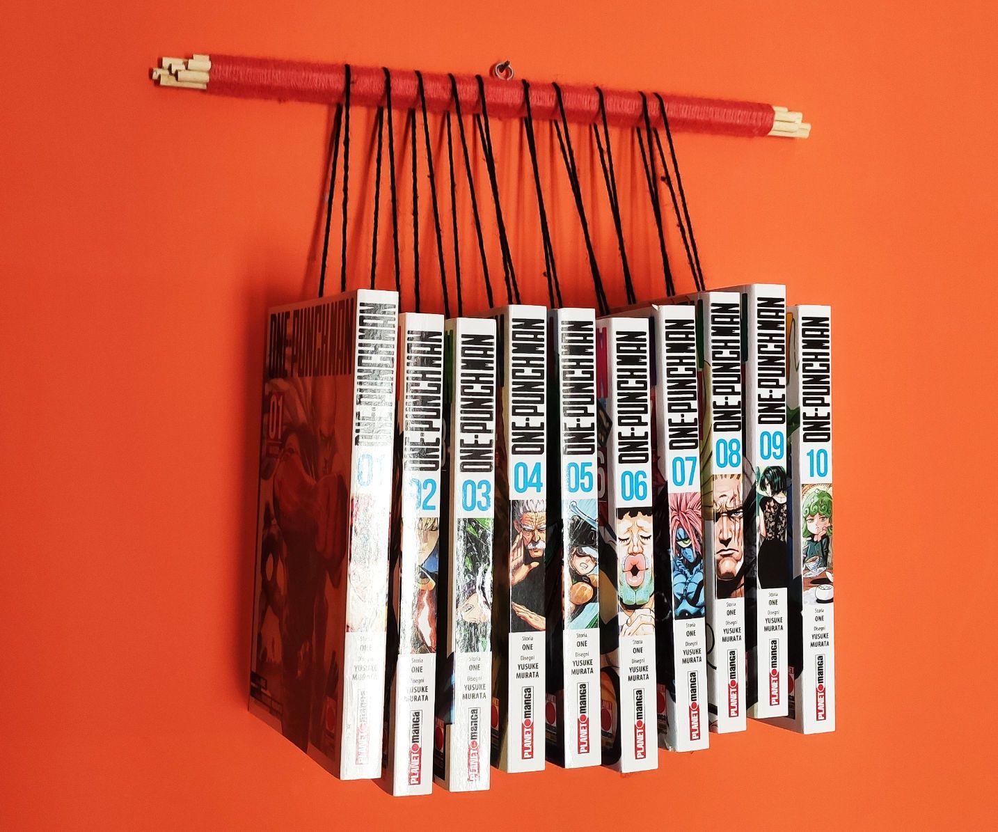 Easy Suspended Yarn Bookcase