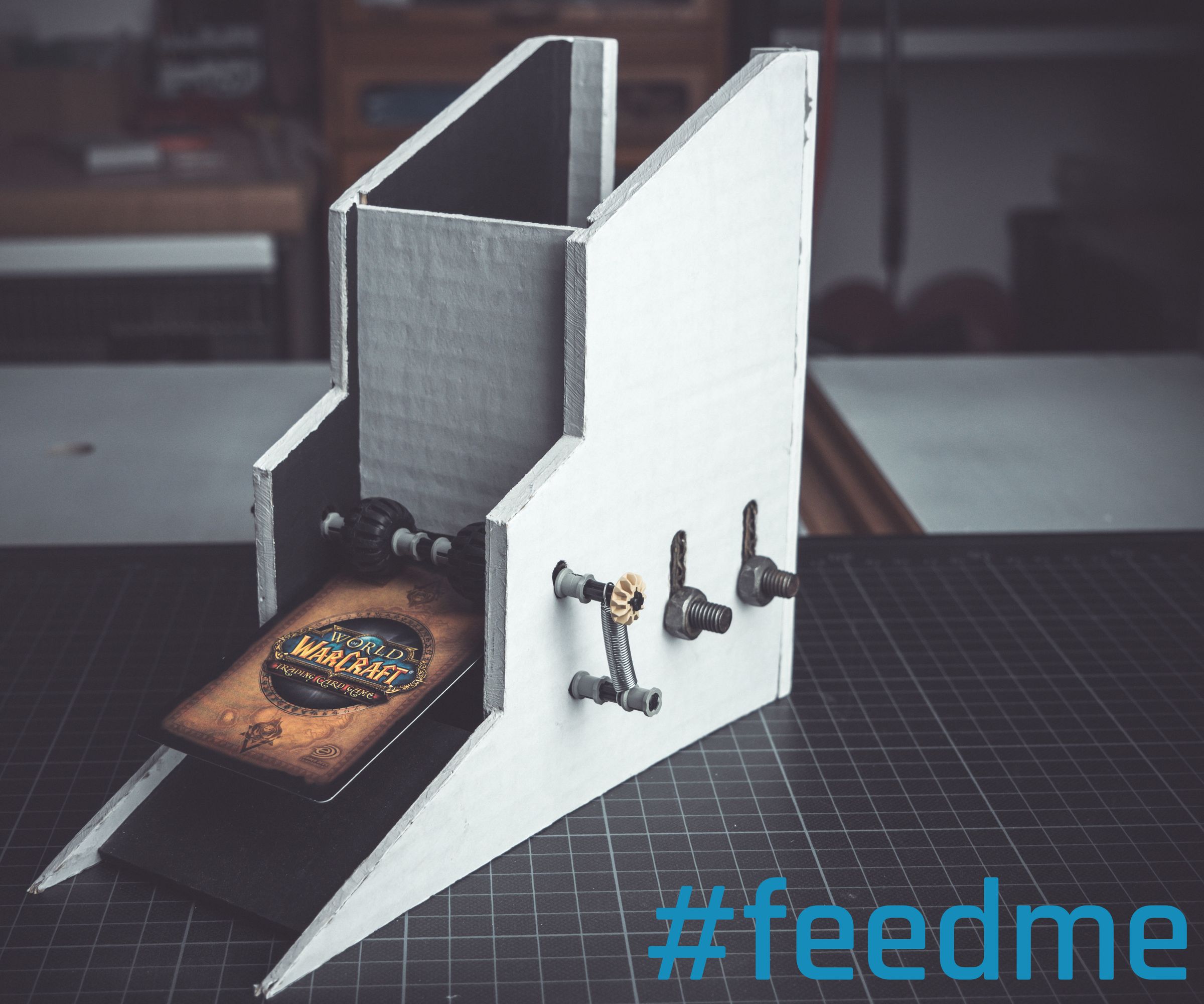 Card Feeder for a Trading Card Machine