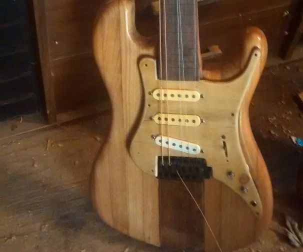 Turn an Old Chunk of Barn Into an Electric Guitar.