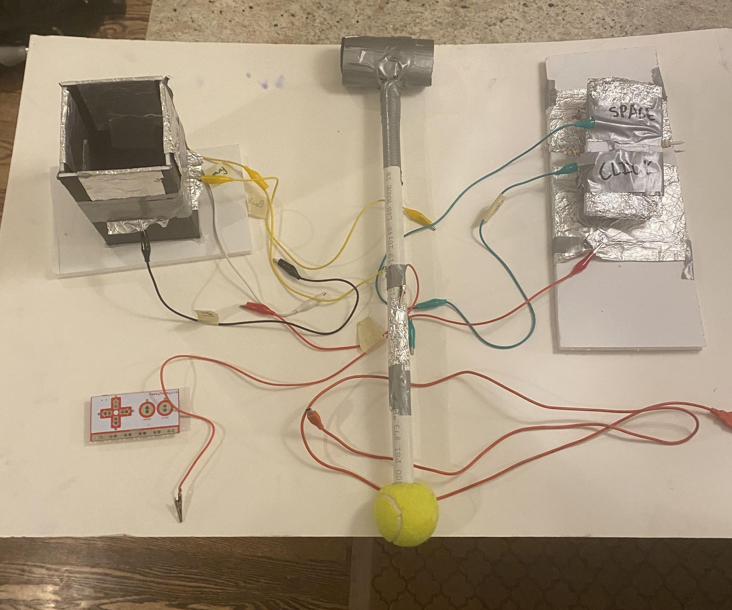 Makey Makey Gaming Controller Diplegia (Utilizes Both Hands)