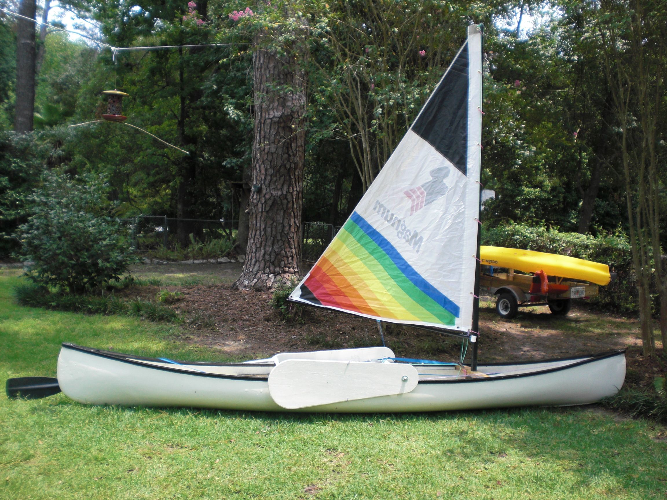 Sailing Rig for a Fiberglass Canoe