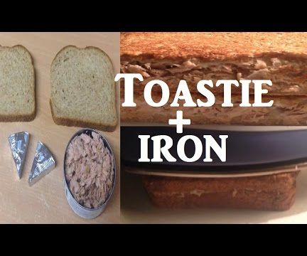 Tuna Cheese Melt With an IRON
