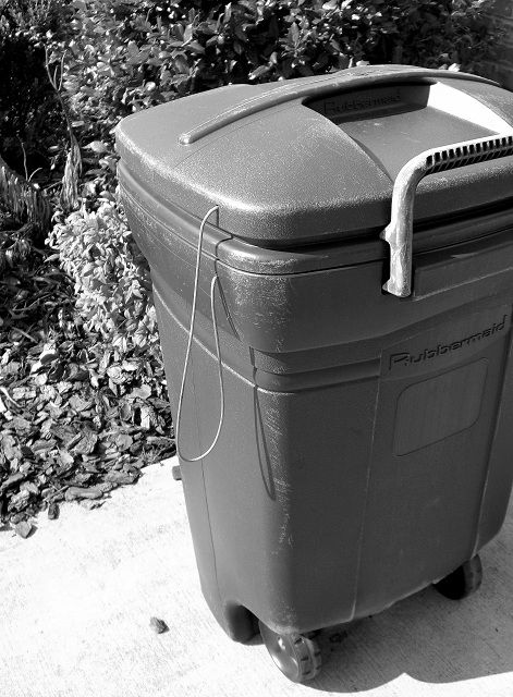 Paracord Garbage Can Lid Tether