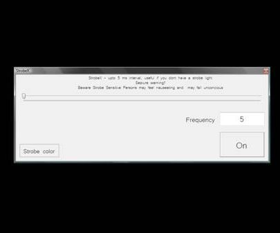 How to Make a Strobe Light Program in VB.NET 