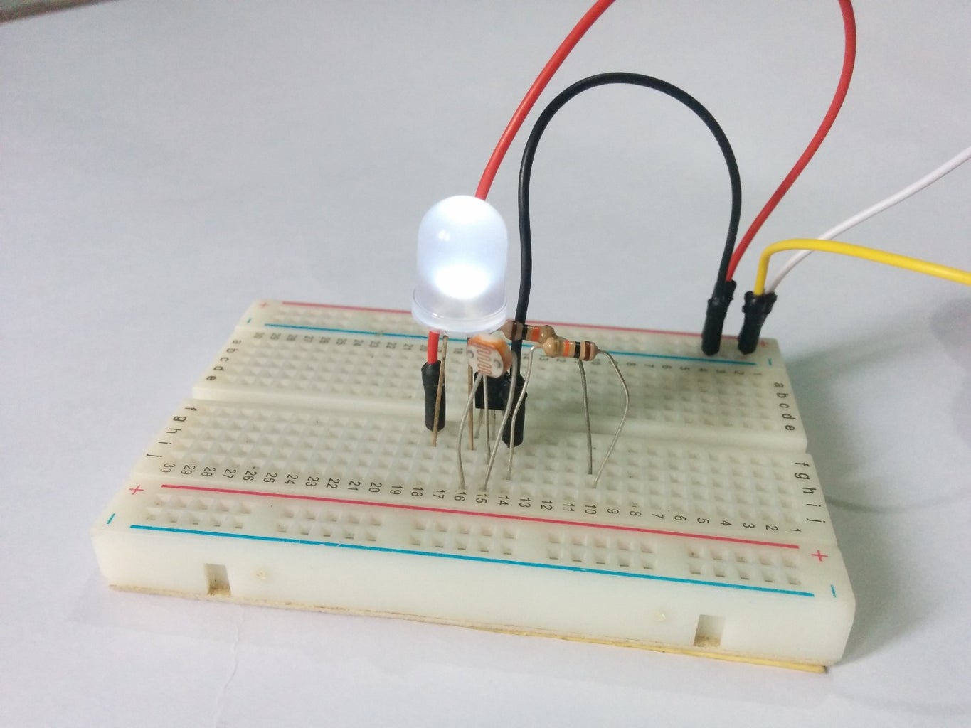 Light Sensor 3 Steps with Pictures Circuit Diagram