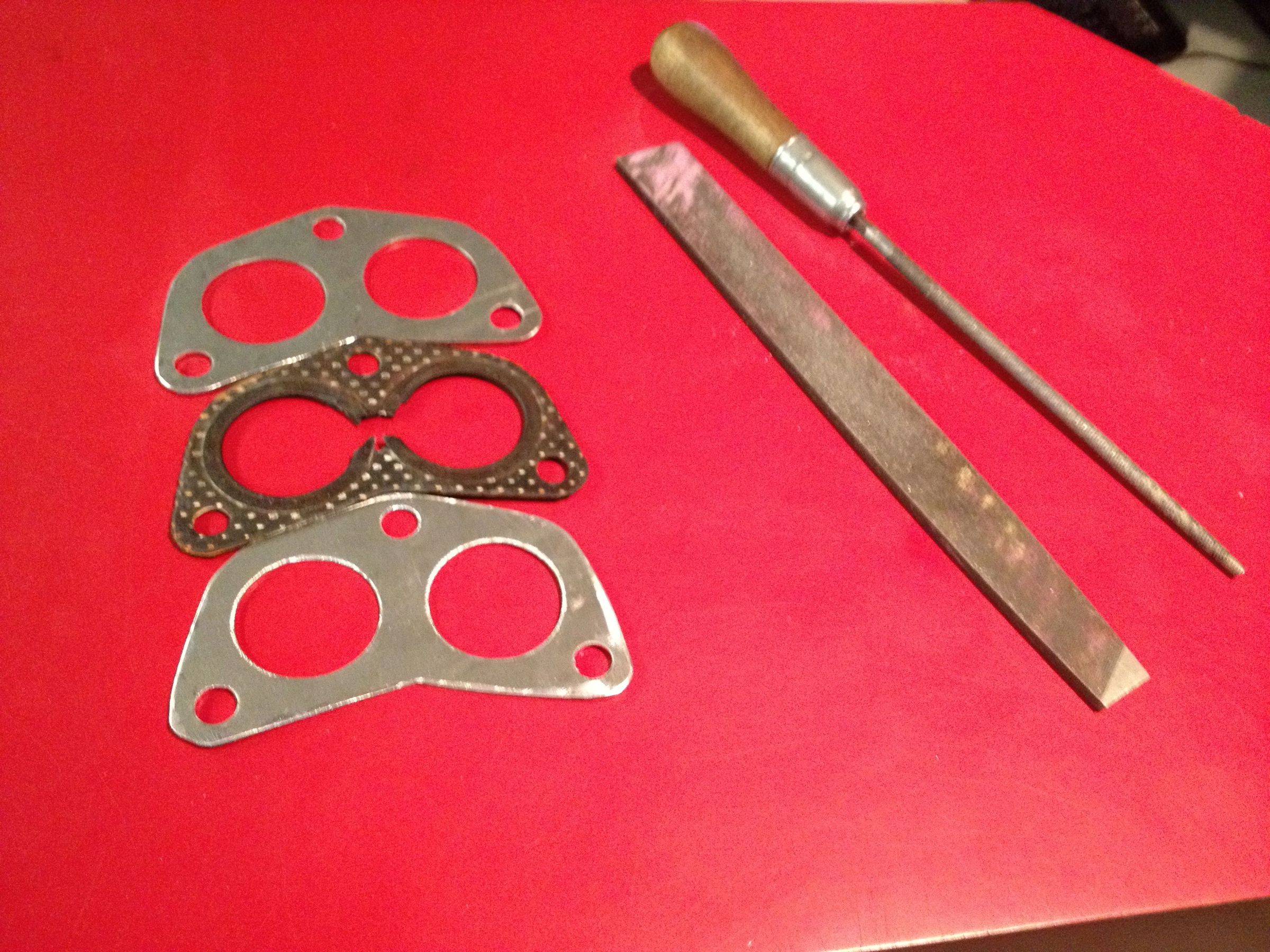 Fix That Exhaust Leak; Make NEW Exhaust Gaskets at 5 Steps