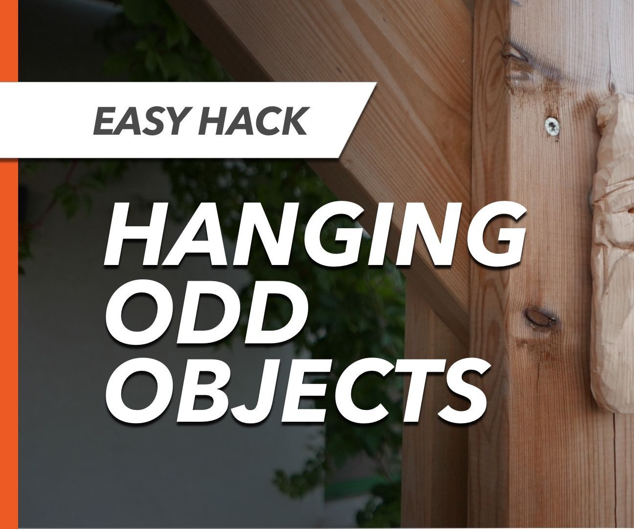 Easy Way to Hang Odd-shaped Objects on a Wall