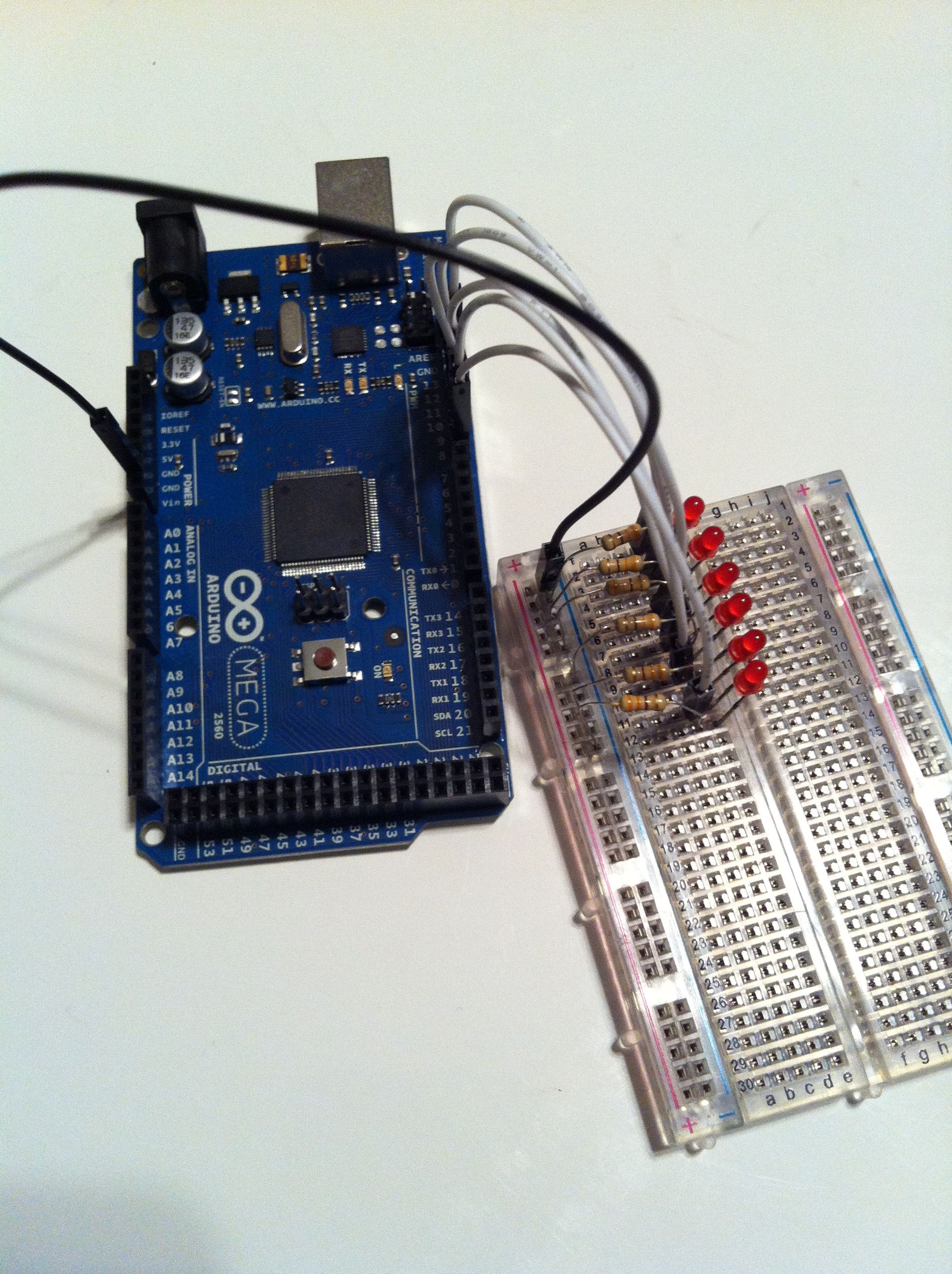 6 LED Pendulum with Arduino