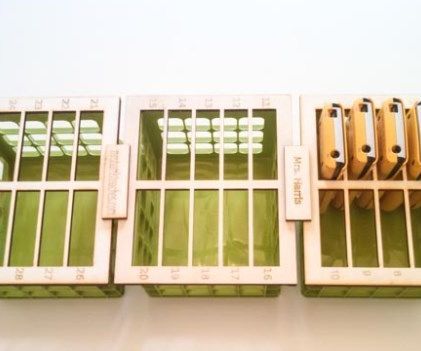 Laser Cut Calculator Organizer for Teachers