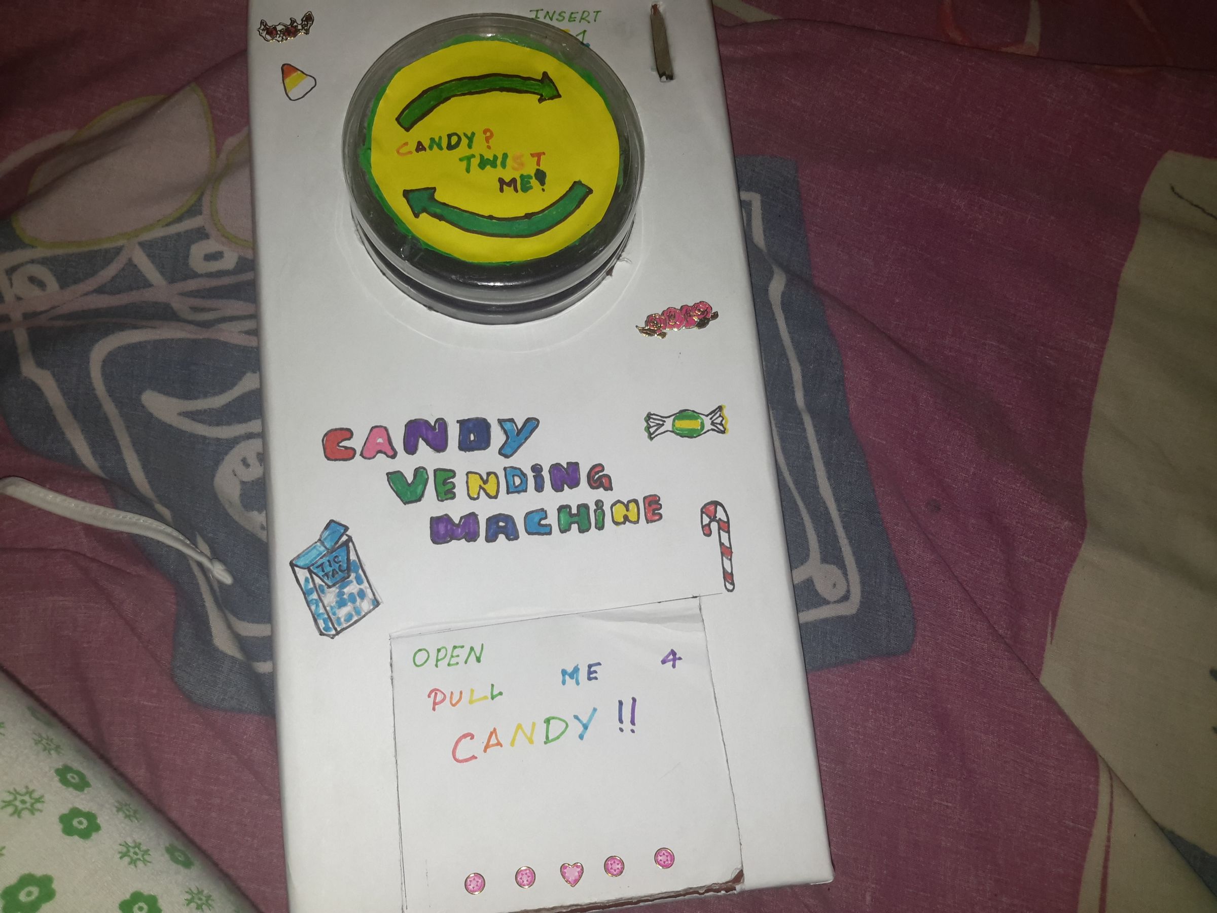 Homemade Candy Vending Machine 9 Steps Instructables