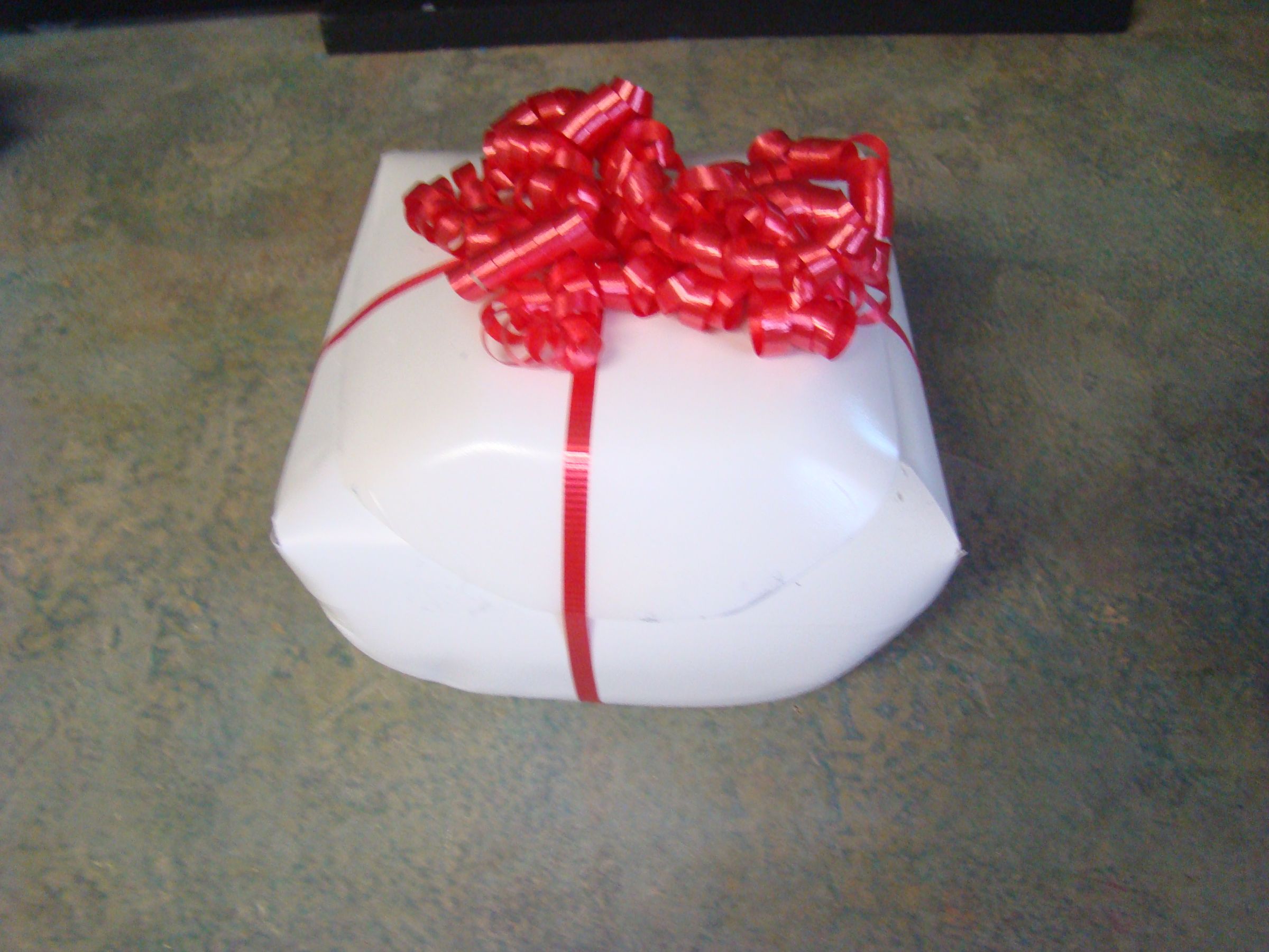 How to Use a Milk Jug to Wrap a Present