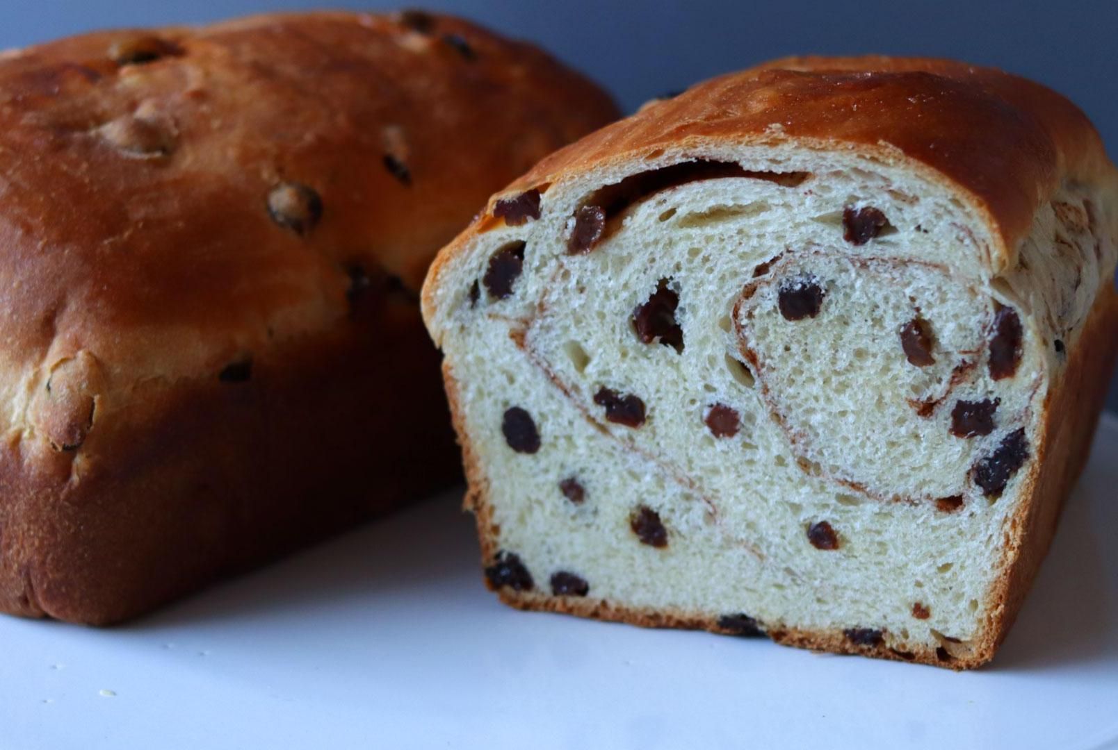 Easy Cinnamon Raisin Bread (No Mixer)