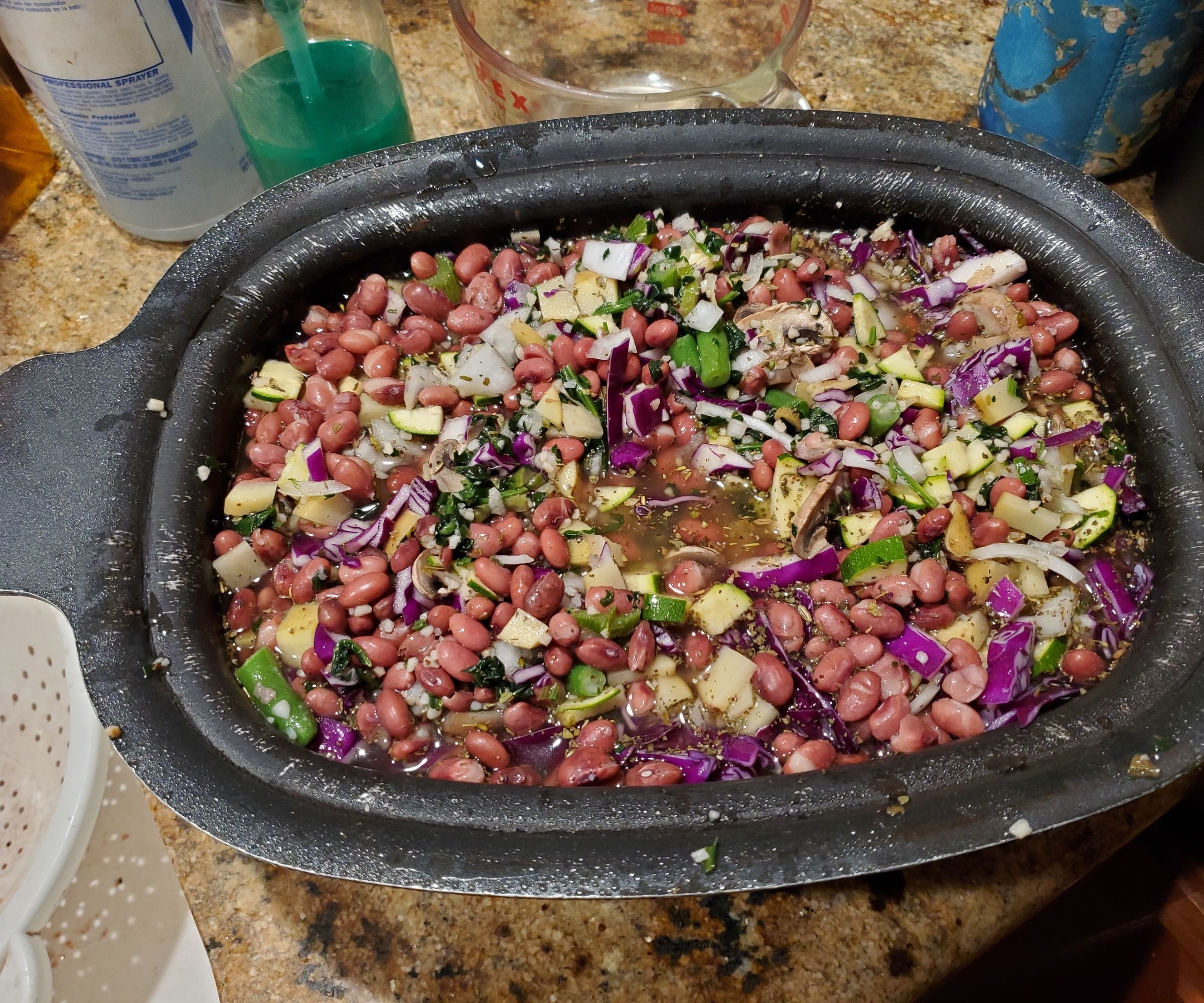 Crockpot Bean Vegetable Soup