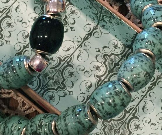 Glossy Paper Beads