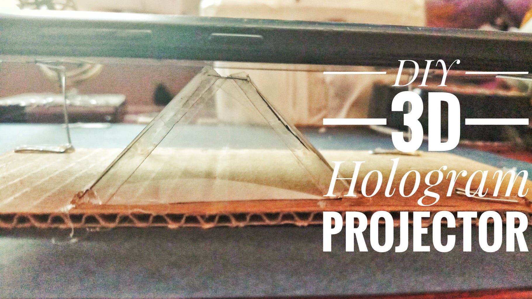 DIY 3D Hologram Projector Simple and Easy : 11 Steps Circuit Diagram