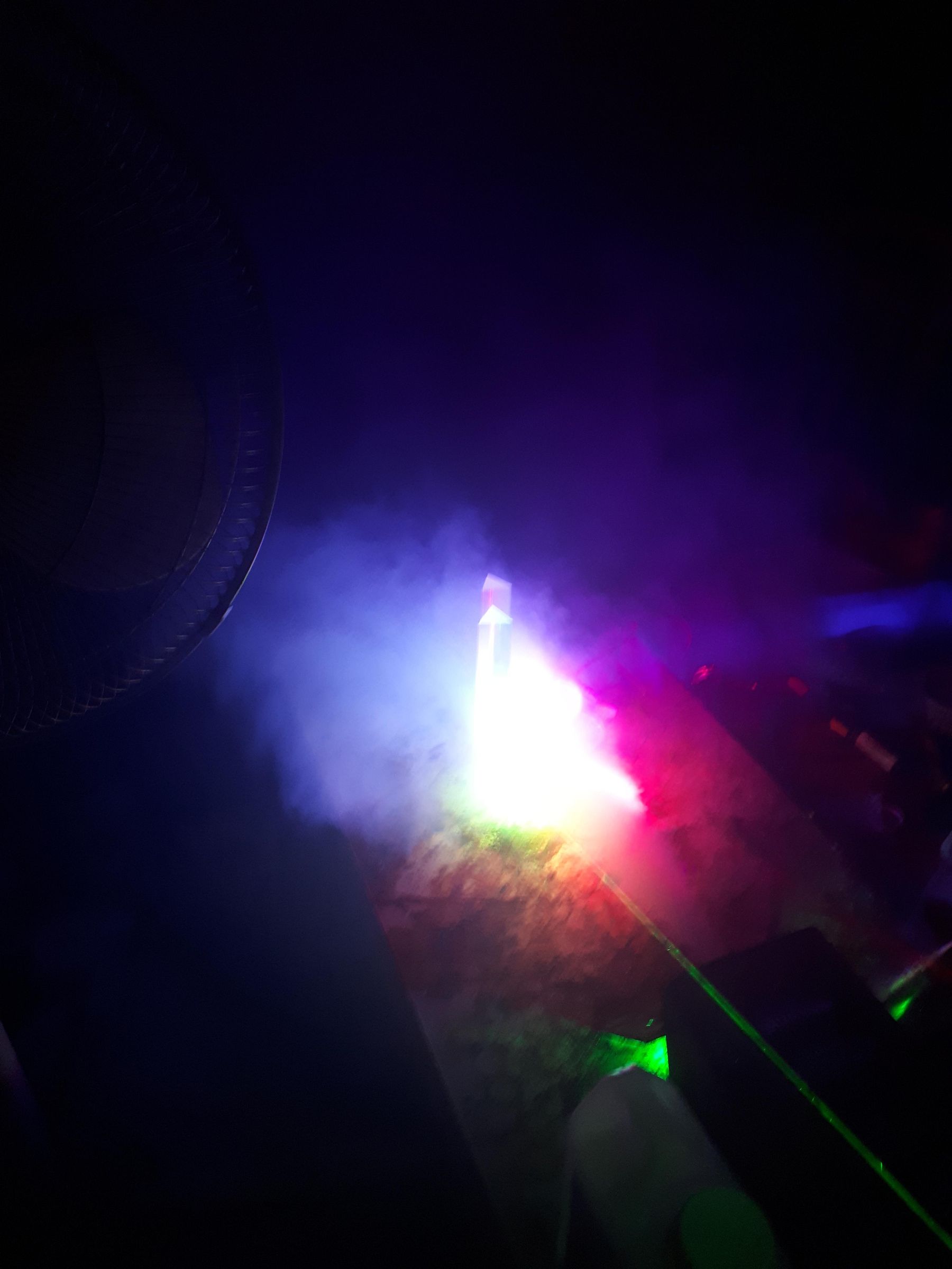 Fog Machine and Laser Combined Show. 4 Steps Instructables