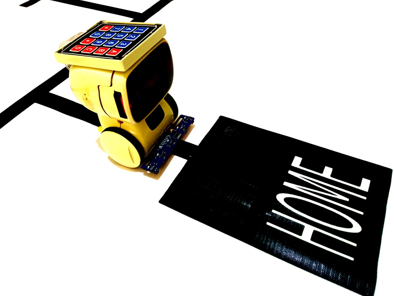 Arduino Line Follower Uses a 4x4 Keypad : 4 Steps - Instructables