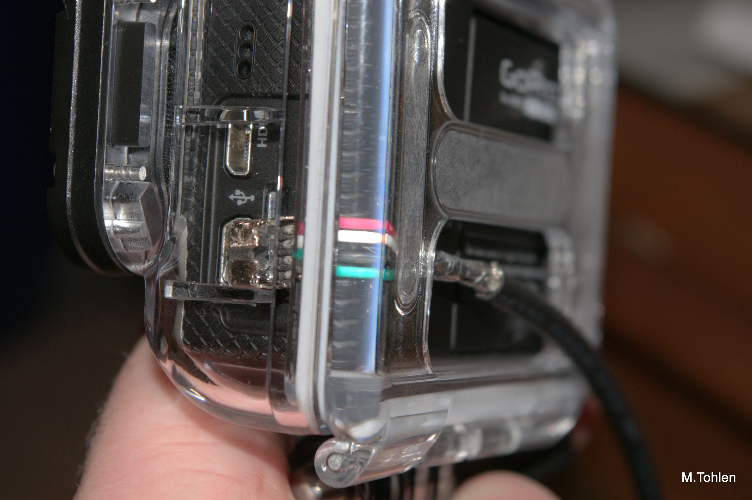 Modify a Mini-B USB Cable to Power an Enclosed GoPro Hero3 (With Skeleton Back Door)