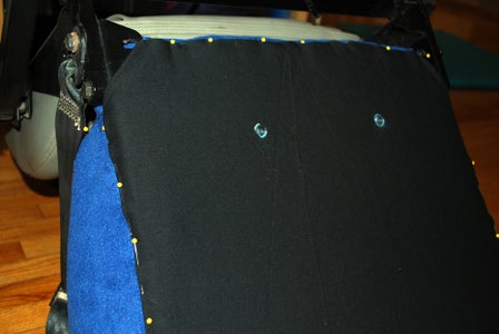 Final Pinning and Sewing the Seat Base