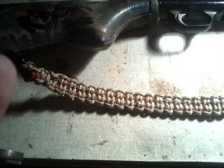 How to Make a Dotted Blaze Bar Paracord Shotgun Sling