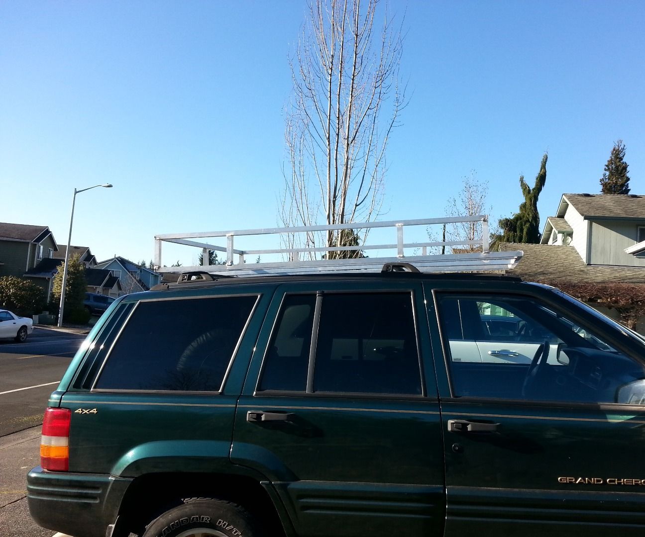 Aluminum Jeep Cargo Rack Made at Penguin Manufacturing 