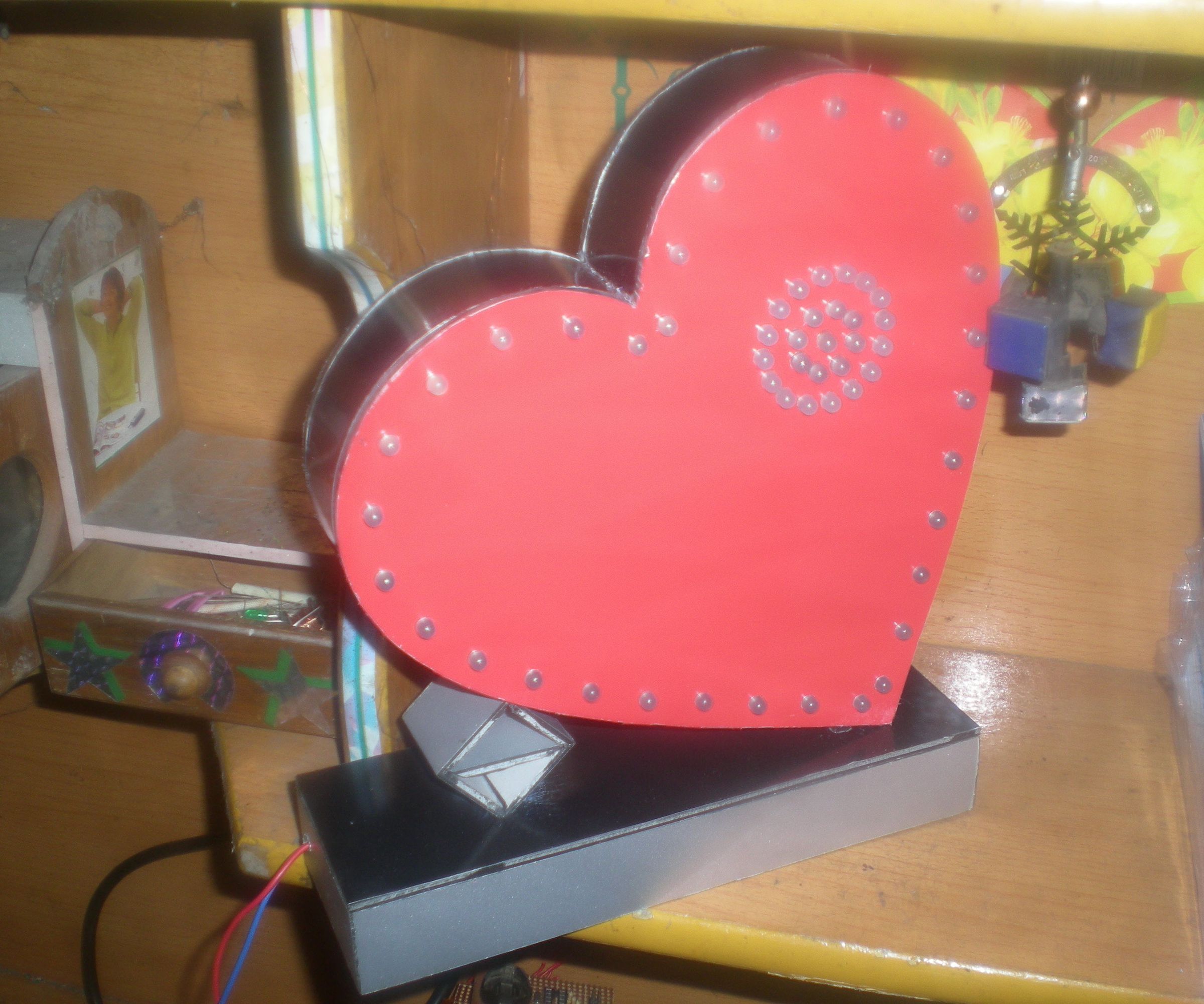 Heart by LED (LED TRÁI TIM ĐƠN)(8051 VN)