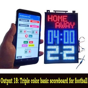 DIY Digital Scoreboards: Build Your Own Android App Bluetooth Controlled Digital Cricket, Tennis, and Soccer Scoreboards Using Scoreduino DMD Module