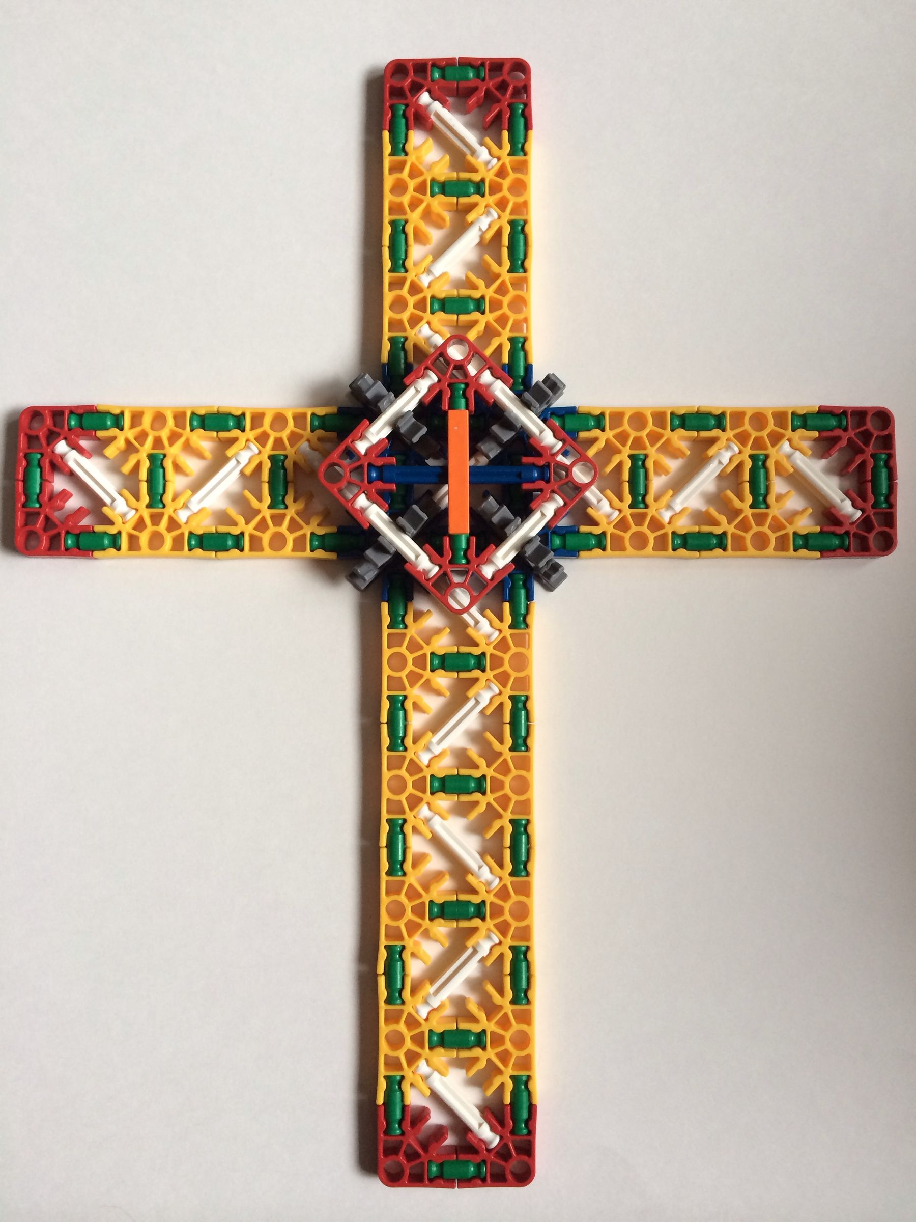 K'nex Easter Cross