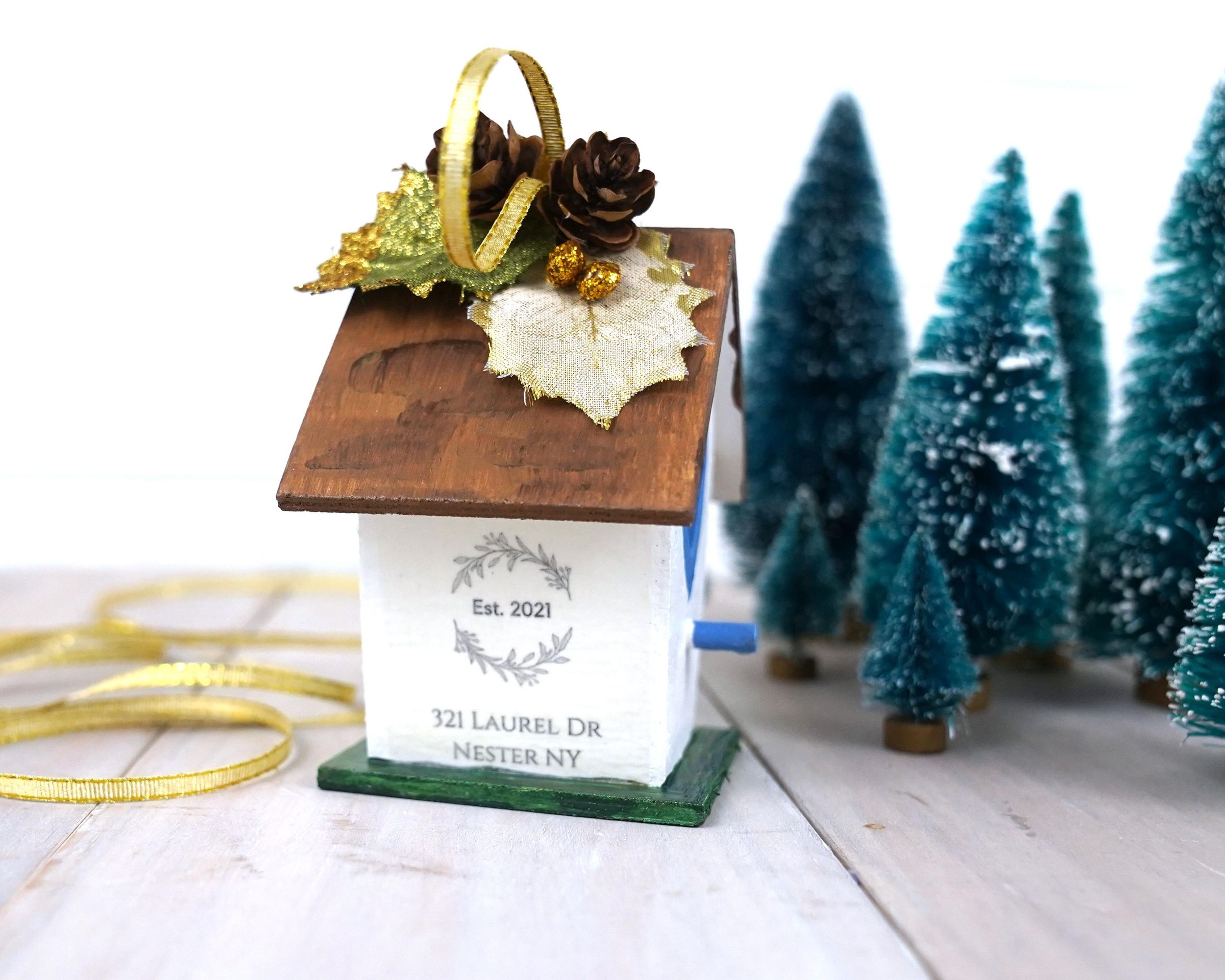 Custom Birdhouse Christmas Tree Ornaments 5 Steps (with Pictures