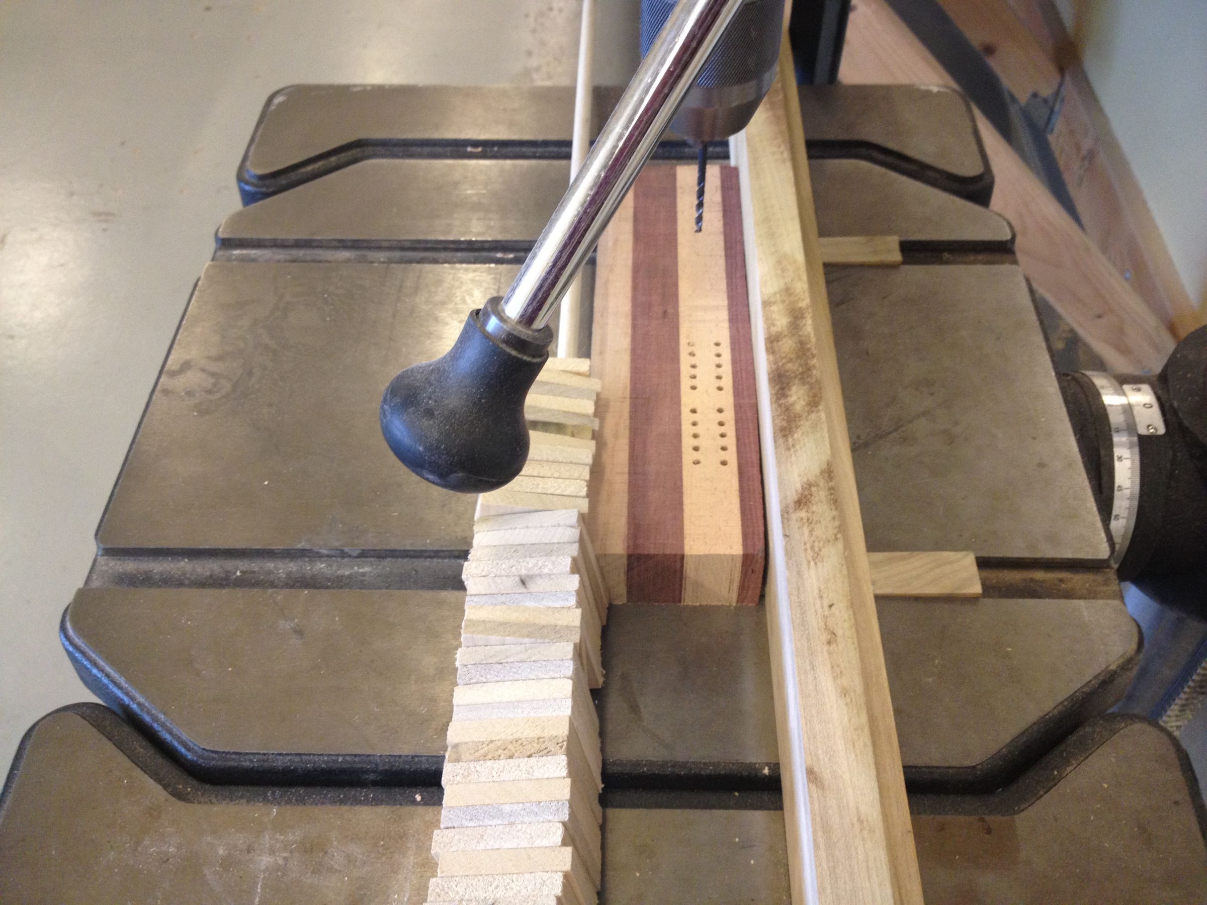Cribbage Board Jig for a Drill Press 6 Steps (with Pictures) Instructables